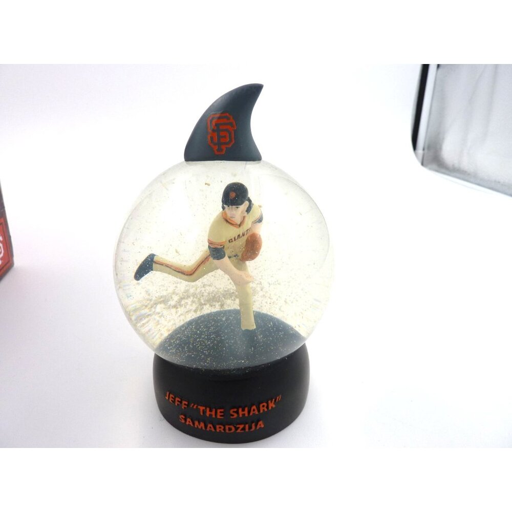 San Francisco Giants Jeff Samardzija Shark Snow Globe 2017 w/box